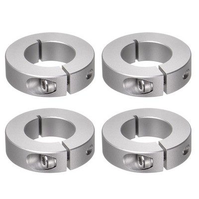 4 Stück Einstellring 25 mm Bohrung Teilschellen Schrauben, 45 mm Außendurchmesser, 12 mm Breite