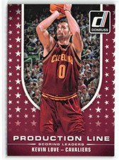 2014-15 Donruss Production Line Scoring Kevin Love Cleveland Cavaliers #4