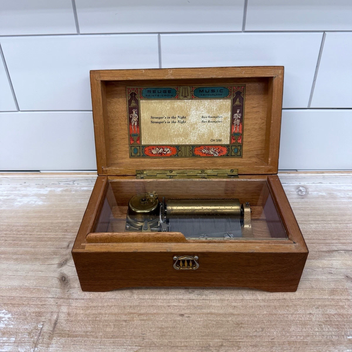 Reuge Sainte Croix In Collectible Music Boxes (1940-1970) for sale