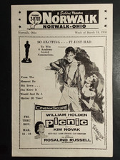 Vintage 1956 Herald PICNIC William Holden Kim Novak CREATURE BLACK LAGOON Horror