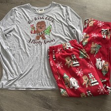 Star Wars Womens Pajama Set Off To Sleep We Go Size XXL Christmas Chewie new