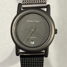 Mathey Tissot Ladies Watch Silvertone mesh L23
