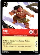 Disney Lorcana Maui - Snow Slider Winterspell Common #109/204 NM