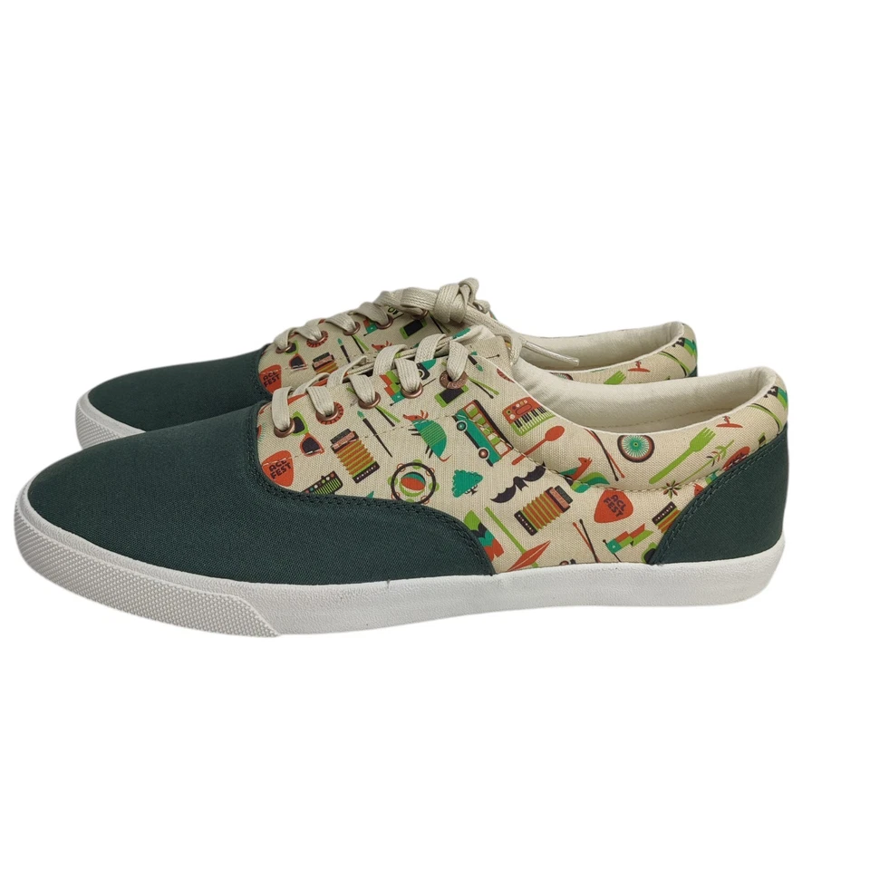 Bucketfeet Mens Canvas Shoes Austin City Limits New With Tags Size 13 - Image 2 of 4