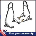 ✅2Pack Motorcycle Stand Lift 900lbs Front & Rear Combo Universal Front & Rear