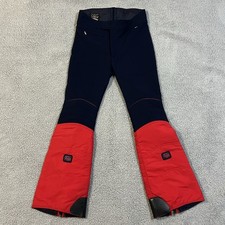 Roffe Ski Pants Women 16 Navy Wool Blend Stretch Made In Japan Vintage 90s Retro