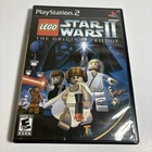 LEGO Star Wars II (Playstation PS2) Black Label Complete CIB Tested Clean
