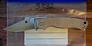 3932 One Spyderco pocket knife