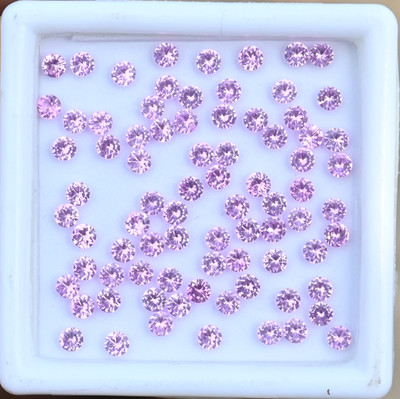 6.85 Ct Natural Mogok Pink Ruby Certified 80 Pcs Flawless AAA+ Gemstone