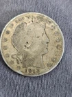 1913 S Key Date Barber Half Dollar - Good+ Details !!