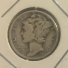US Coin 1944 P  Mercury Silver Dime , Circulated 12426d