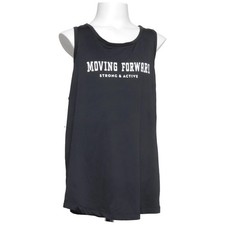 KappAhl, Tanktop, Größe: 158/164, Schwarz, Elasthan/Polyester, Print #RWA