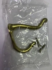 Ives Coat Hat Hook Aluminum Traditional All-Purpose Brass Finish New