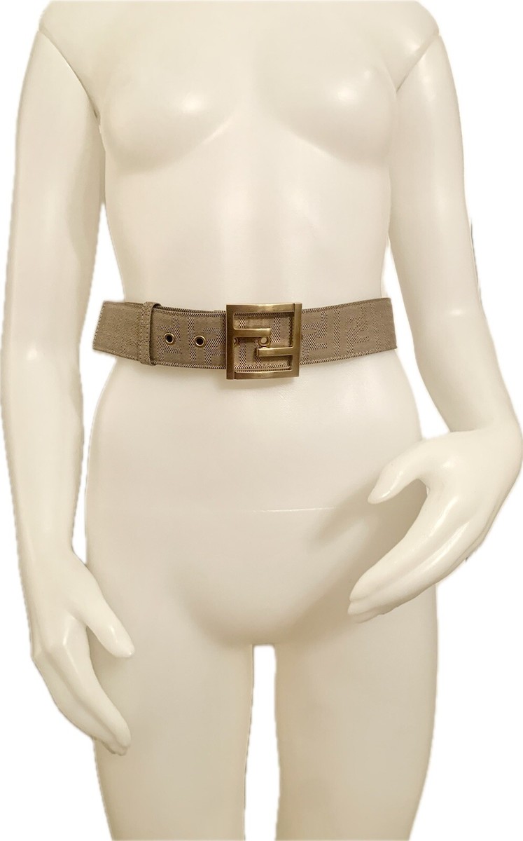 Authentic FENDI By KARL LAGERFELD Vintage Zucca FF Belt | eBay