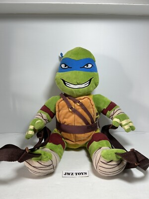 2016 Teenage Mutant Ninja Turtles Kinder Plüsch Leonardo Tasche Rucksack Stofftier