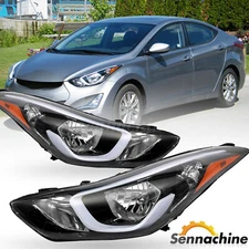 Headlights For Hyundai Elantra 2014 2015 2016 w/bulbs Factory Left+Right Pair
