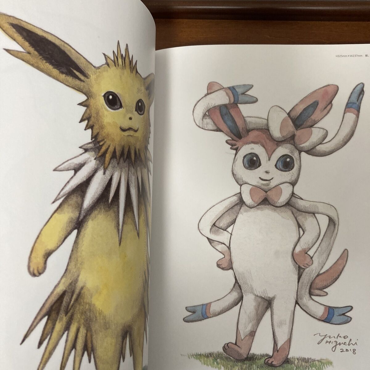 EVs Pokemon Eevee Cafe Art Book Illustration