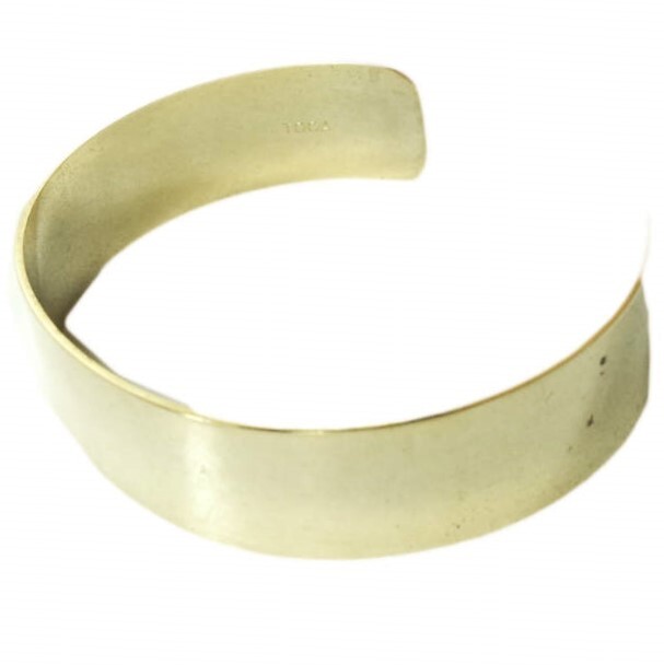 TOGA flat metal bangle gold bracelet Accessories | eBay 