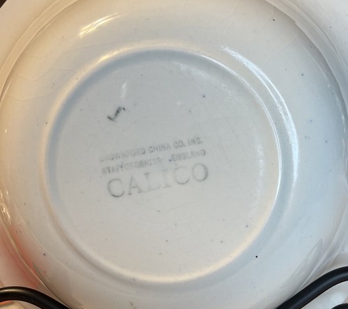 Staffordshire calico brown cereal bowl Replacement - Picture 5 of 5