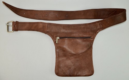 Organic Leather Hip Bag Bumbag Fanny Pack Holster Money Belt Purse *HANDMADE* - Picture 13 of 21