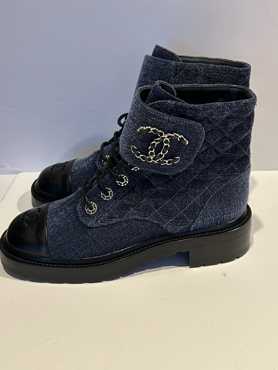 CHANEL Denim Boots for Women for sale - eBay