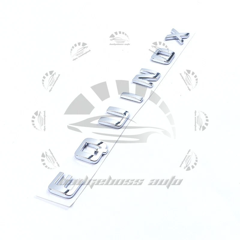 For Equinox Left/Right Nameplate Letter Emblem 3D Gloss Chrome Badge Replacement Foto 2 de 2