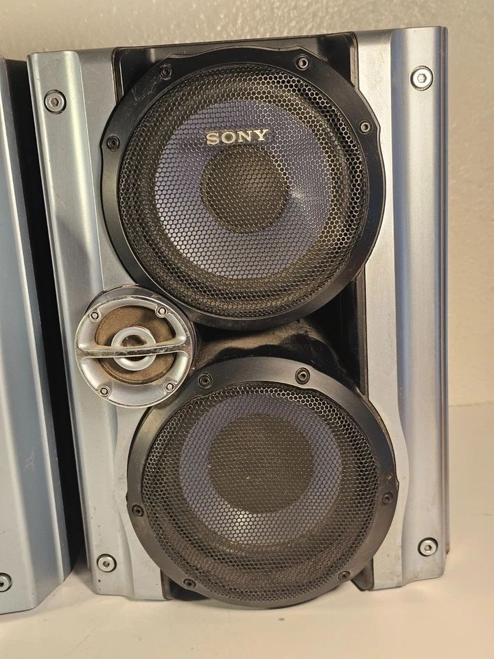 Altavoces de estantería Sony L/R SS-RG444, subwoofer y estéreo SS-WG450 - Ohm probado Foto 4 de 4
