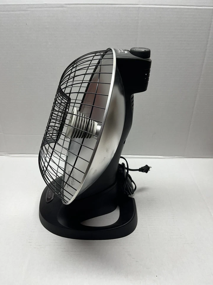 Presto Heat Dish Tilt Parabolic Electric Heater Black 3 Settings 1000W #0792801 - Image 2 of 4