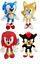 thumbnail 1  - NEW OFFICIAL SEGA SONIC THE HEDGEHOG SOFT PLUSH TOYS KNUCKLES SHADOW TAILS SONIC