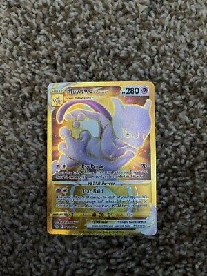 ✨Pokémon TCG Mewtwo VSTAR Gold 086/078 Holo Secret Rare Pokémon Go  Mint/P.Fresh