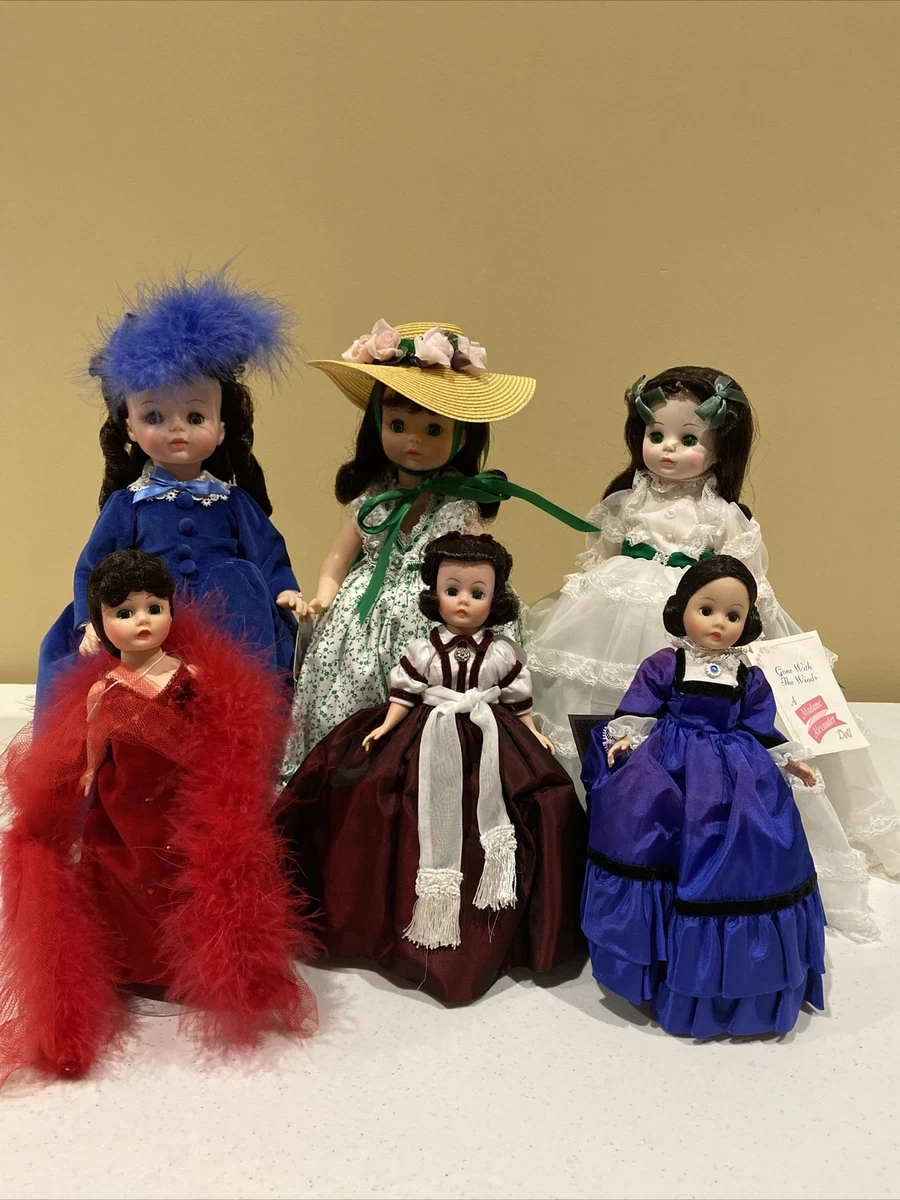 6 Madame Alexander SCARLET JUBILEE DOLLS 8 - 14” SCARLET & BONNIE BLUE  DOLLS | eBay