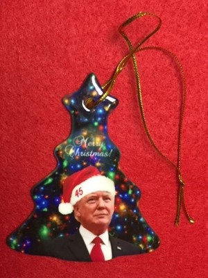 donald trump hat ornament