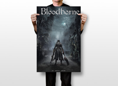 Bloodborne Game Silk Hot New Painting Wall Art Home Decor - POSTER