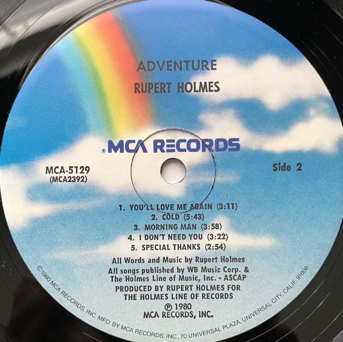 RUPERT HOLMES ADVENTURES LP Vinyl Record 1980 MCA VG++ | eBay