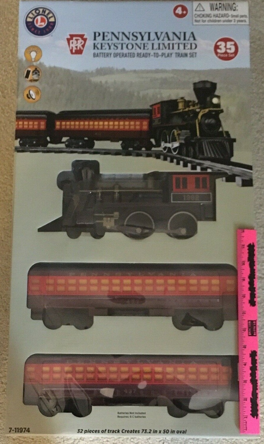 Lionel ~ 7-11974 Pennsylvania Keystone Limited Ready-to-play set