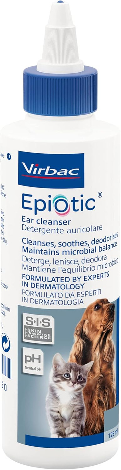 Epiotic SIS Virbac 125ml V2 - Il Miglior Pulitore Orecchie Online