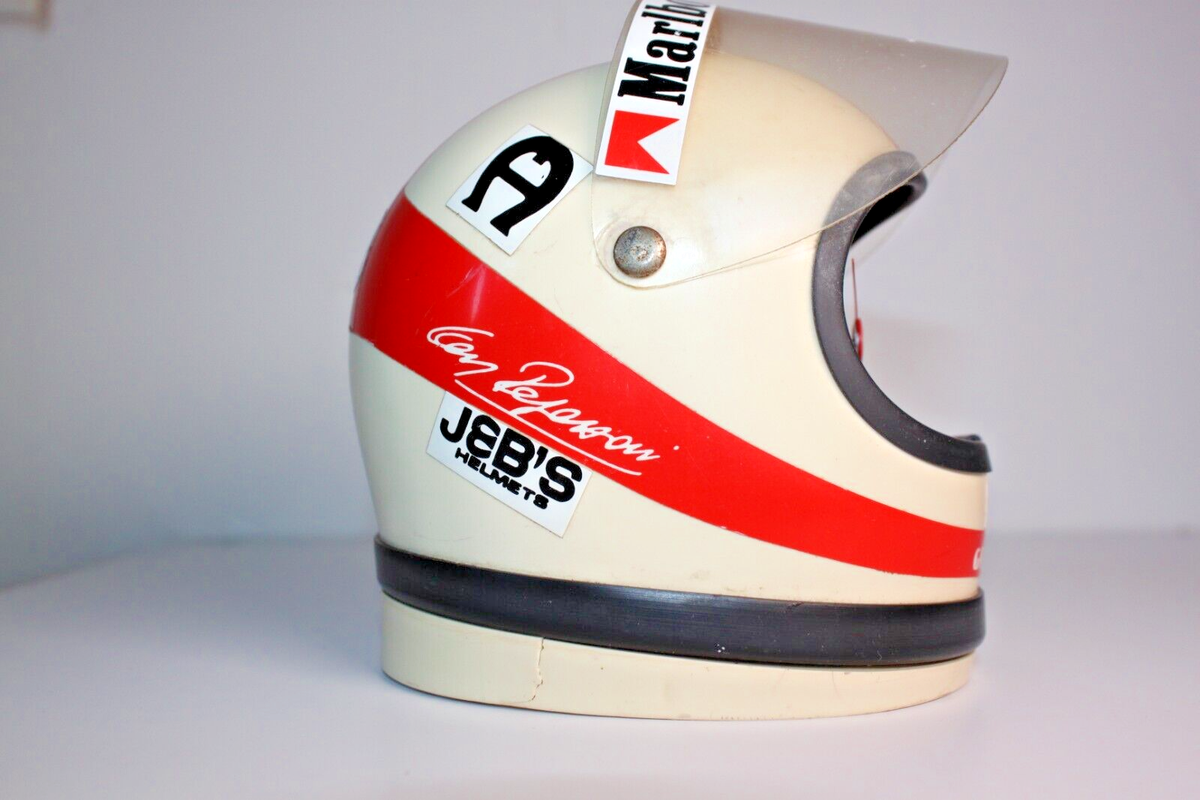 当時物 Clay Regazzoni ステアリングホーンボタン ヘルメット 当時物