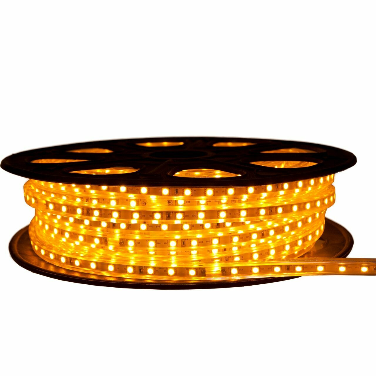 Yellow Amber LED Strip/Rope/Tape Light 120 Volt Strip Lighting SMD5050 - 65  Feet | eBay