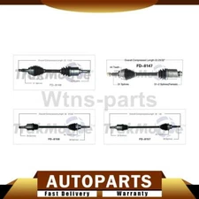 4x Front Rear CV Axle Shaft Joint For Ford Edge 2010 2009 2008 2007