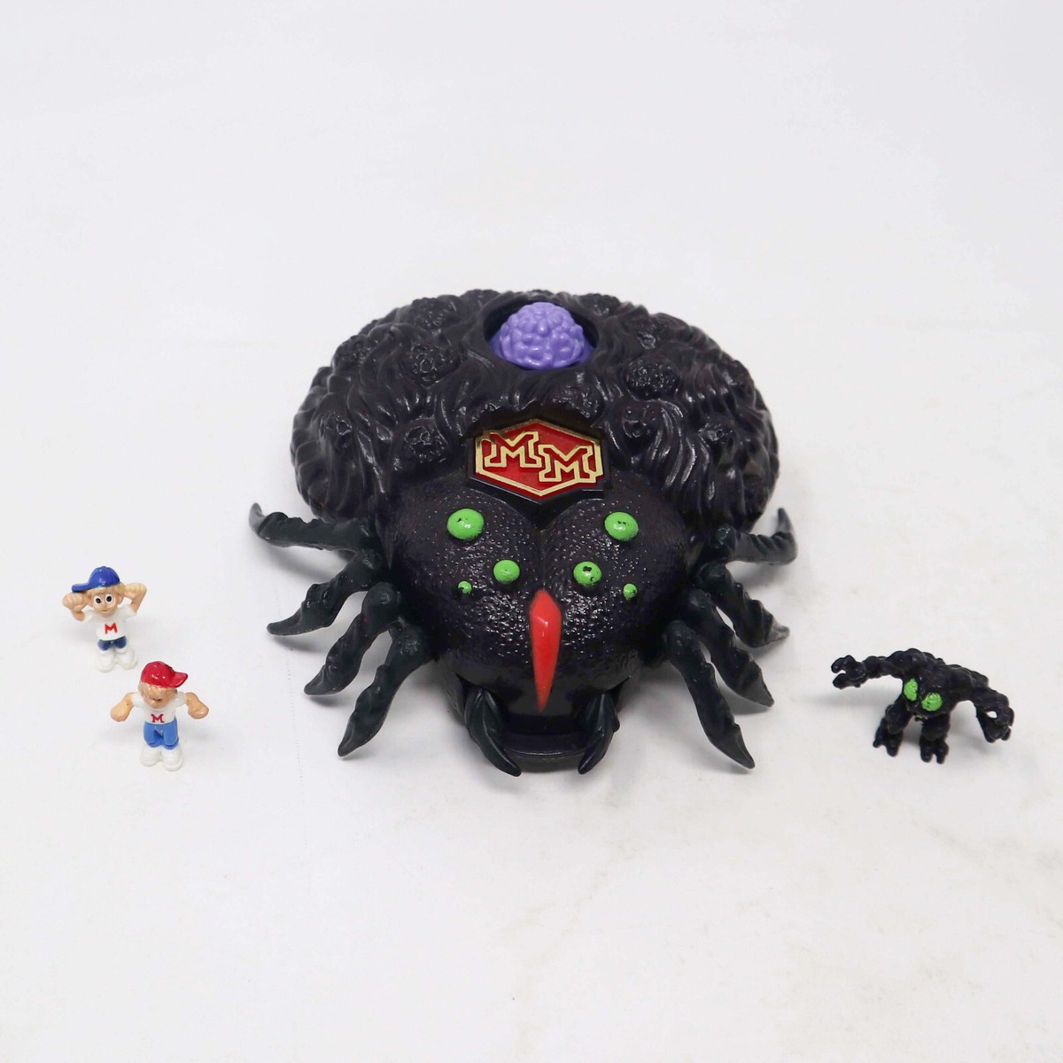 VINTAGE 1992 BLUEBIRD MIGHTY MAX TRAPPED BY ARACHNOID DOOM