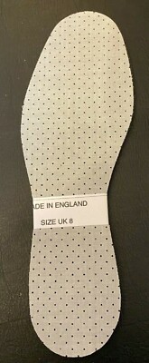 EXTRA DÜNNE EINLEGESOHLEN GRÖSSE 8 ARBEITSSTIEFEL SPORTSCHUH SLIPPER UNISEX VORGESCHNITTEN UK