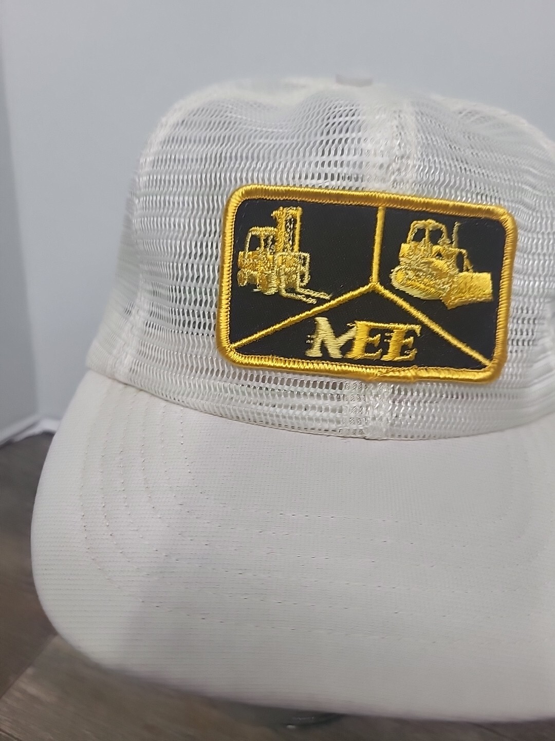 Vintage Construction Equipment Patch Trucker Hat … - image 3