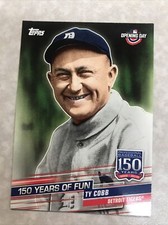 2019 Topps Opening Day 150 Years of Fun Ty Cobb  #YOF-1 - Detroit Tigers