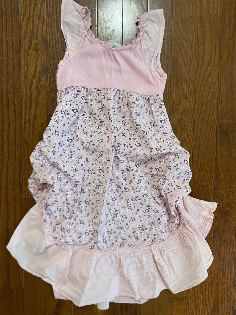 Robe Ou Top à Rayures Naartjie Avec Volants - Taille 4 Ans, Occasion Très Bon état