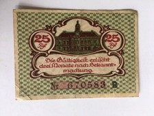 Notgeld Notgeldschein Inflationsgeld Gutschein 25 Pf Magdeburg 1920