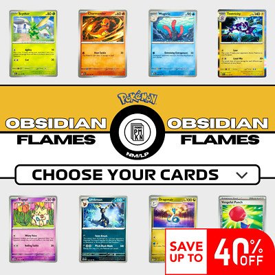 2023 Pokemon Obsidian Flames Set: Choose Your Card!
