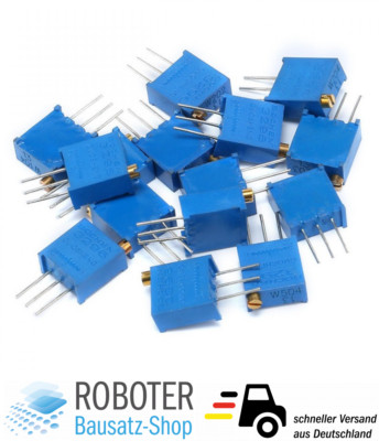 3296 Trimmer Potentiometer Trim Poti Sortiment 15 Stück/Werte DIY-Elektronik