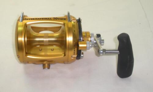 Penn 1370781 INT50VISW International Conventional 2-Speed Reel Gold - Picture 1 of 5