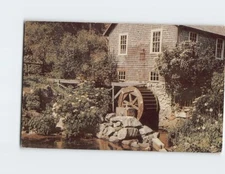 Postcard Fulling Mill Oldest Watermill on US Cape Cod Massachusetts USA