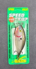 Pre-Rapala Luhr Jensen 1/4oz Speed Trap Vintage NIB Thin Bill-Near Clr Prl Shad